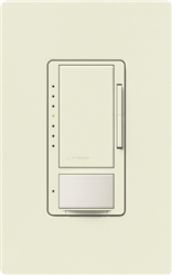 Lutron MSCL-VP153MH-BI Maestro CL Vacancy Sensor (Manual ON/Auto-OFF) and Dimmer, 600W Incandescent, 150W CFL or LED Single Pole / Multi Location Dimmer in Biscuit