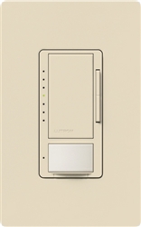 Lutron MSCL-VP153MH-ES Maestro CL Vacancy Sensor (Manual ON/Auto-OFF) and Dimmer, 600W Incandescent, 150W CFL or LED Single Pole / Multi Location Dimmer in Eggshell