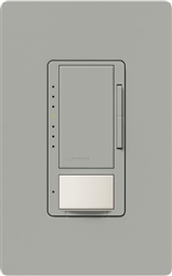 Lutron MSCL-VP153MH-GR Maestro CL Vacancy Sensor (Manual ON/Auto-OFF) and Dimmer, 600W Incandescent, 150W CFL or LED Single Pole / Multi Location Dimmer in Gray