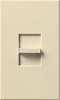 Lutron N-1000-BE Nova 1000W Incandescent / Halogen Single Location Slide-to-Off Dimmer in Beige