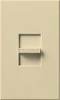 Lutron N-1000-IV Nova 1000W Incandescent / Halogen Single Location Slide-to-Off Dimmer in Ivory