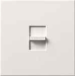 Lutron N-2000-WH Nova 2000W Incandescent / Halogen Single Location Slide-to-Off Dimmer in White