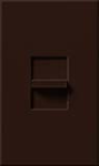 Lutron N-600-BR Nova 600W Incandescent / Halogen Single Location Slide-to-Off Dimmer in Brown