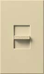 Lutron NF-10-IV Nova 120V / 16A Fluorescent 3-Wire / Hi-Lume LED Single Pole Slide-to-Off Dimmer in Ivory