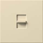 Lutron NLV-2003P-BE Nova 1600W Magnetic Low Voltage Single Pole / 3-Way Preset Dimmer in Beige