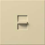 Lutron NLV-2003P-IV Nova 1600W Magnetic Low Voltage Single Pole / 3-Way Preset Dimmer in Ivory