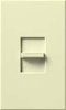 Lutron NLV-603P-AL Nova 450W Magnetic Low Voltage Single Pole / 3-Way Preset Dimmer in Almond