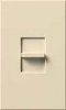 Lutron NT-1000-BE Nova T 1000W Incandescent / Halogen Single Location Slide-to-Off Dimmer in Beige, Matte Finish