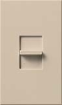 Lutron NT-1000-TP Nova T 1000W Incandescent / Halogen Single Location Slide-to-Off Dimmer in Taupe, Matte Finish