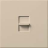 Lutron NT-1500-TP Nova T 1500W Incandescent / Halogen Single Location Slide-to-Off Dimmer in Taupe, Matte Finish