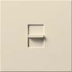 Lutron NT-1503P-LA Nova T 1500W Incandescent / Halogen Single Pole / 3-Way Preset Dimmer in Light Almond, Matte Finish