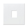 Lutron NT-L-NFB-BC Nova T, 1-Gang Wallplate, For Nova T Large Control, No Fins Broken in Bright Chrome, Matte Finish