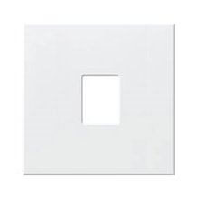 Lutron NT-L-NFB-BL Nova T, 1-Gang Wallplate, For Nova T Large Control, No Fins Broken in Black, Matte Finish