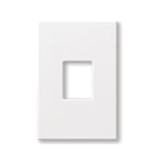 Lutron NT-O-NFB-AL Nova T, 1-Gang Wallplate, For Homework Vareo Dimmers & Switches, No Fins Broken in Almond, Matte Finish