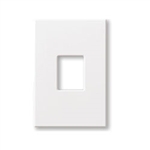 Lutron NT-S-NFB-BB Nova T, 1-Gang Wallplate, For Nova T Dimmers & Switches, No Fins Broken in Bright Brass, Matte Finish