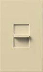 Lutron NTELV-300-IV Nova T 300W Electronic Low Voltage Single Pole Slide-to-Off Dimmer in Ivory, Matte Finish