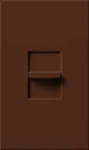 Lutron NTELV-600-SI Nova T 600W Electronic Low Voltage Single Pole Slide-to-Off Dimmer in Sienna, Matte Finish