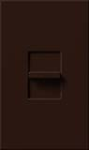 Lutron NTF-10-277-BR Nova T 277V / 8A Fluorescent 3-Wire / Hi-Lume LED Single Pole Slide-to-Off Dimmer in Brown, Matte Finish