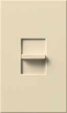 Lutron NTFSQ-BE Nova T 120V / 1.5A Single Pole 3-Speed Fan Speed Control in Beige, Matte Finish