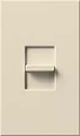 Lutron NTFSQ-LA Nova T 120V / 1.5A Single Pole 3-Speed Fan Speed Control in Light Almond, Matte Finish