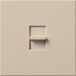 Lutron NTLV-1500-TP Nova T 1200W Magnetic Low Voltage Single Pole Slide-to-Off Dimmer in Taupe, Matte Finish