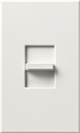 Lutron NTSTV-DV-WH Nova T 8 Amps LED / Fluorescent 0-10 VDC, Line Voltage Single Pole Slide-to-Off Dimmer in White, Matte Finish