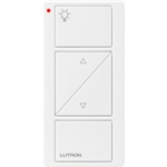 Lutron PJ2-2BRL-GWH-L01 Pico Wireless Control with indicator LED, 434 Mhz, 2-Button with Raise/Lower and Icon Engraving in White