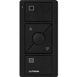 Lutron PJ2-3BRL-TMN-S01 Pico Wireless Control with indicator LED, 434 Mhz, 3-Button with Raise/Lower and Shade Icon Engraving in Black, Satin Color