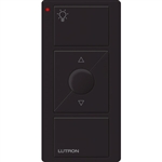 Lutron PJN-3BRL-GBL-L01 Pico Wireless Control with indicator LED and Nightlight, 434 Mhz, 3-Button with Raise/Lower and Light Icon Engraving in Black