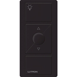 Lutron PX-3BRL-GBL-I01 Pico Wired Control, 3-Button with Raise/Lower and Icon Engraving in Black