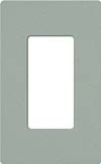 Lutron SC-1-BG Claro Satin Screwless Wallplate 1 Gang in Bluestone