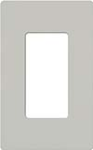 Lutron SC-1-PD Claro Satin Screwless Wallplate 1 Gang in Palladium