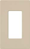 Lutron SC-1-TP Claro Satin Screwless Wallplate 1 Gang in Taupe