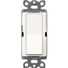 Lutron SC-1PS-BW Claro Satin 15A Single Pole Switch in Brilliant White