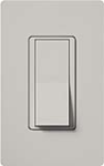 Lutron SC-1PS-PD Claro Satin 15A Single Pole Switch in Palladium