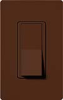 Lutron SC-1PS-SI Claro Satin 15A Single Pole Switch in Sienna