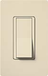 Lutron SC-1PSNL-ES Claro Satin 15A Single Pole Switch with Locator Light in Eggshell