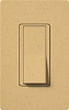 Lutron SC-1PSNL-GS Claro Satin 15A Single Pole Switch with Locator Light in Goldstone