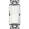 Lutron SC-4PS-GL Claro Satin 15A 4-Way Switch in Glacier White