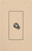 Lutron SC-CJ-DS Claro Satin Single Cable Jack in Desert Stone