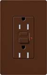 Lutron SCR-20-GFTR-SI Claro Satin Tamper Resistant 20A GFCI Receptacle in Sienna (Replaced by SCR-20-GFST-SI)