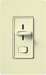 Lutron SELV-300P-AL Skylark 300W Electronic Low Voltage Single Pole Preset Dimmer in Almond