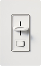 Lutron SELV-300P-WH Skylark 300W Electronic Low Voltage Single Pole Preset Dimmer in White