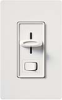 Lutron SF-10P-WH Skylark 1000W Fluorescent Single Pole Preset Dimmer in White