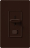 Lutron SF-12P-277-3-BR Skylark 277V / 6A Fluorescent 3-wire with Neutral Wire 3-Way Dimmer in Brown