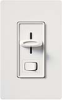 Lutron SLV-600P-WH Skylark 600W Magnetic Low Voltage Single Pole Dimmer in White