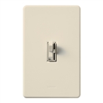 Lutron TGCL-153PH-LA (AYCL-153P-LA) Toggler 600W Incandescent, 150W CFL or LED Single Pole / 3-Way Dimmer in Light Almond