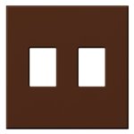 Lutron VWP-2-SI Vareo, 2-Gang Wallplate in Sienna, matte finish