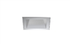 Prescolite LFR-4SQD-T-WCWTEM 4" Square Recessed Trim, White Reflector White Ring for EM Housing