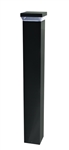 RAB BLED12-180 LED Round Bollard 12W 5100K Color Temperature, 69 CRI, 180 Degree Lighting Pattern, Bronze Finish